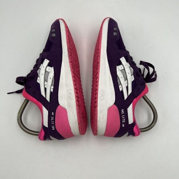 Size 6.5 - ASICS GEL-Lyte III Women Purple C5A4N - F460515 Shoe Sneakers Trainer - Picture 8 of 10